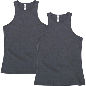 image:imageAmerican Apparel Womens CVC Racerneck Style G101CVC Tank 2PackHeather Charcoal 2pack