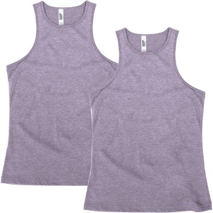 image:imageAmerican Apparel Womens CVC Racerneck Style G101CVC Tank 2PackHeather Lilac 2pack