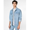 image:imageAmerican Apparel Mens TriBlend Short Sleeve Track ShirtLapis