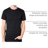 image:imageAmerican Apparel Mens TriBlend Short Sleeve Track ShirtTriblack