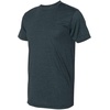 image:imageAmerican Apparel Unisex 5050 Crewneck Short Sleeve TShirt  USA CollectionBlack Aqua