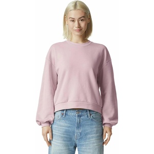 image:imageAmerican Apparel Womens ReFlex GRF494AA Fleece Crewneck SweatshirtBlush